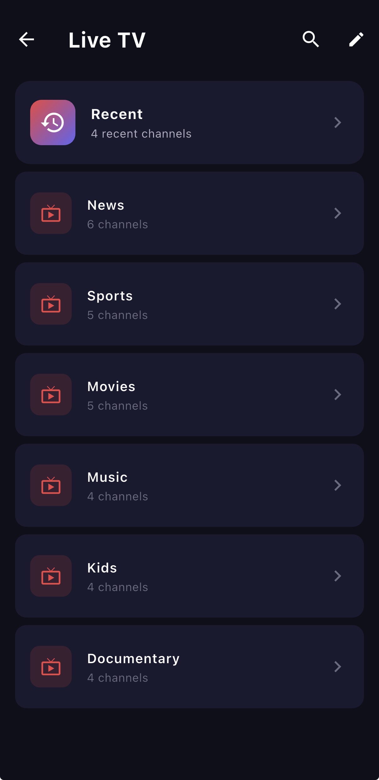 Categories